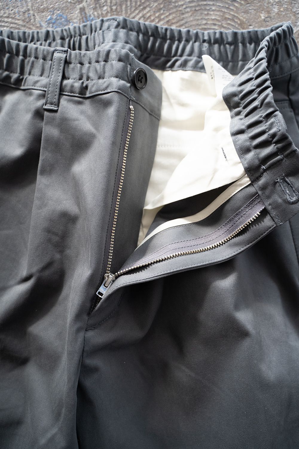 【ラスト1点】【22AW】ピーチ起毛イージーパンツ(SLATE GRAY)