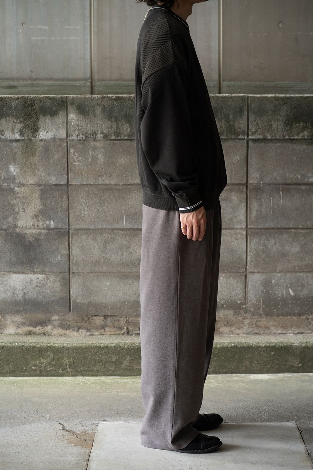 【25AW】Shimobashira Knit(DARK OLIVE)