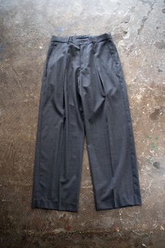【ラスト1点】Tropical T/W Tuck Pants/トロピカルT/Wタックパンツ(GRAY)