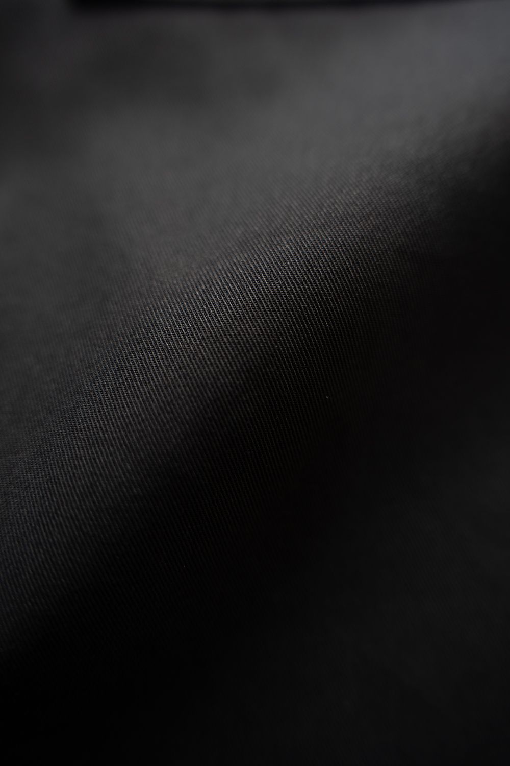 【26AW】コットンギャバジンオーバーシャツ(INK BLACK)
