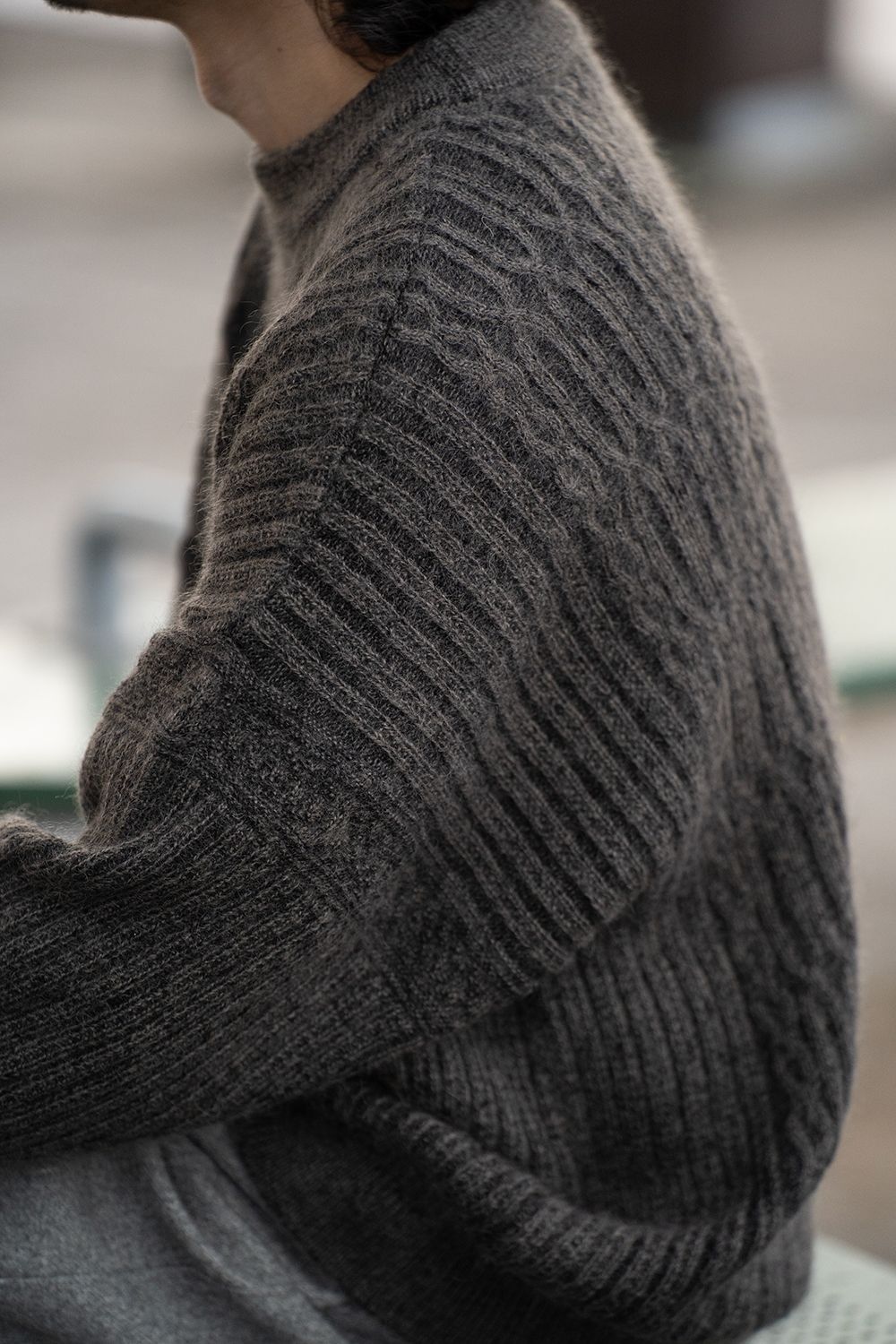 【25AW】Sekkei Mohair Knit(BROWN)