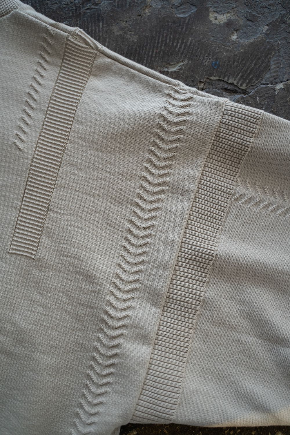 YASHIKI - 【ラスト1点】【24SS】Mebuki Knit Blouson(PEARL