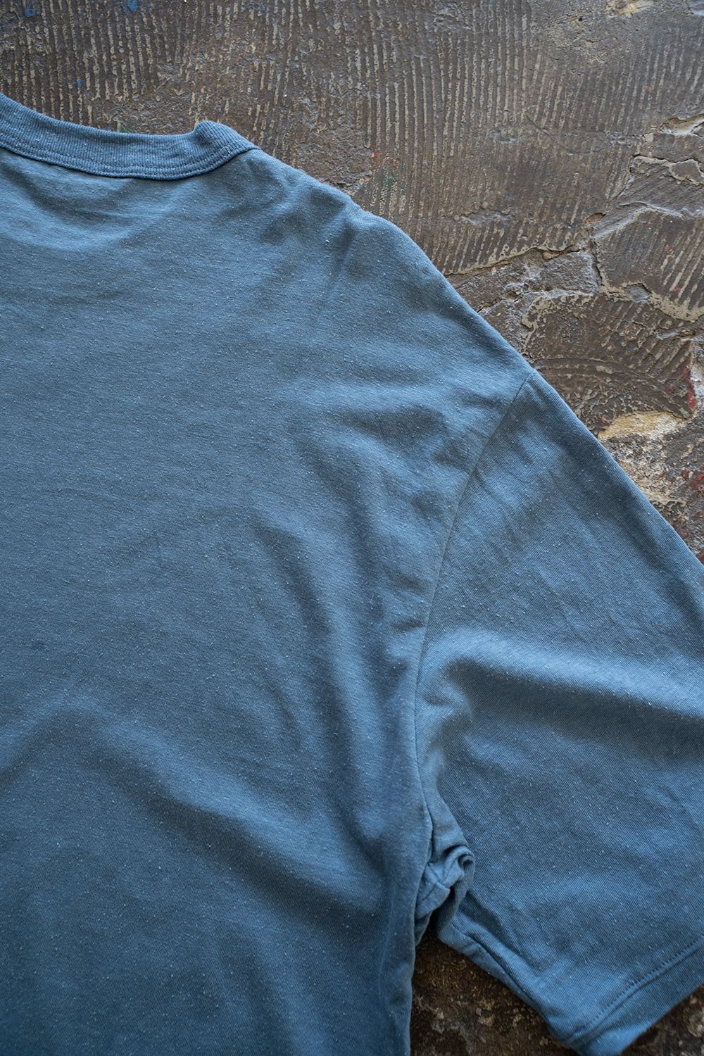 【ラスト1点】【25SS】シルクネップTシャツ(SMOKE BLUE)