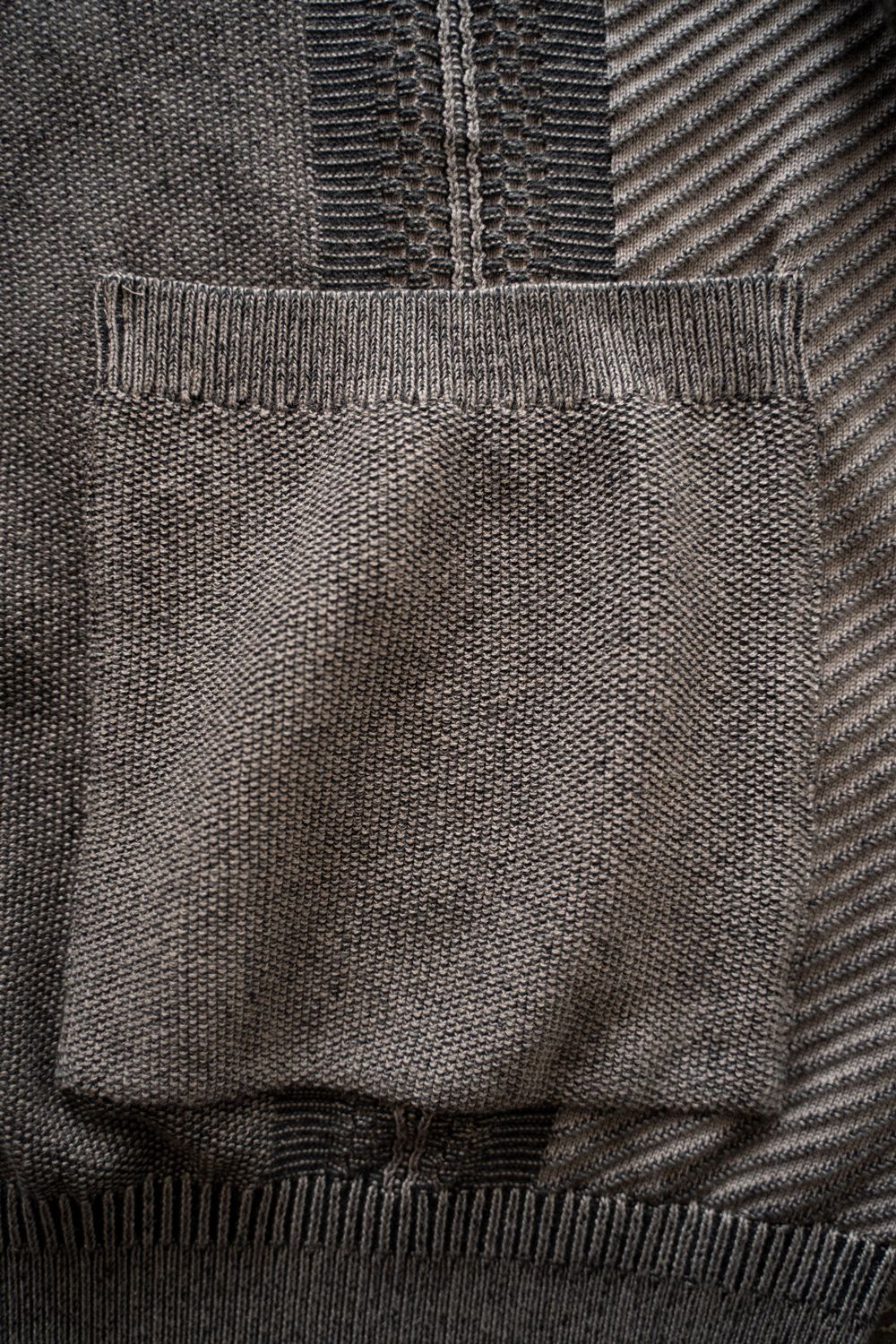 【26SS】Kokuu Collar Cardigan(GREIGE)