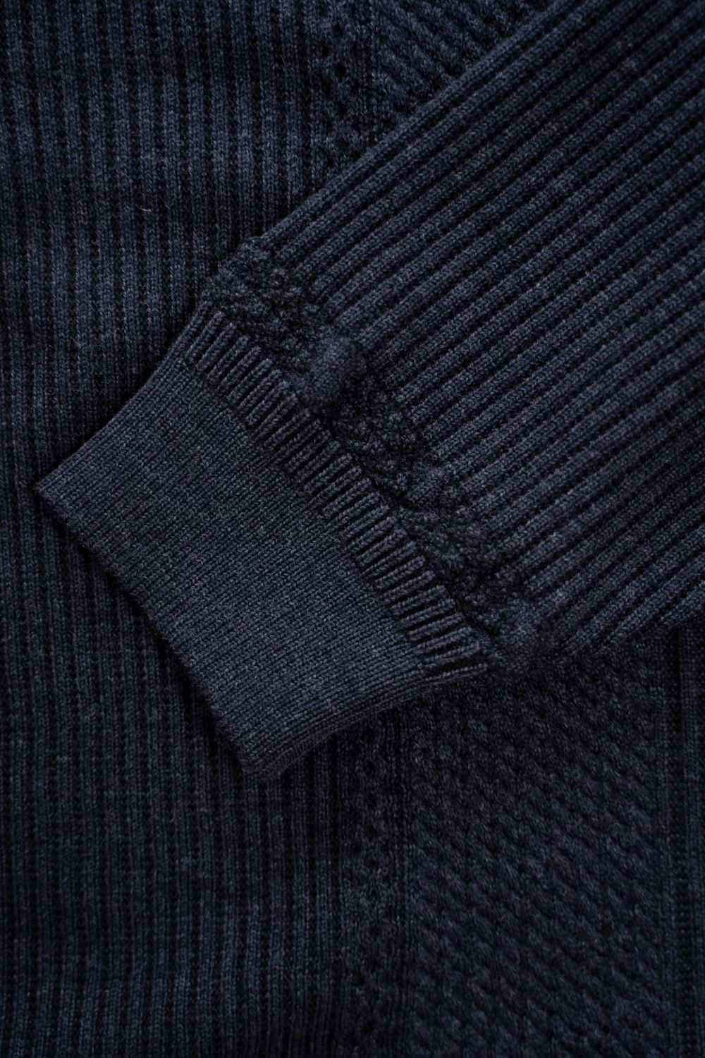 【26AW】Teriha Zip Polo(NAVY)