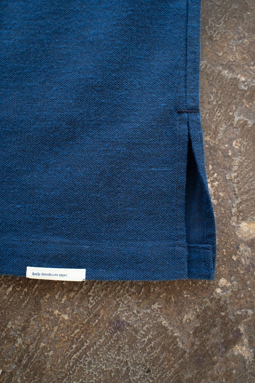 【ラスト1点】【24SS】"zen "pajama cotton×wool dobby/パジャマ(セットアップ)【ユニセックス】(NAVY)