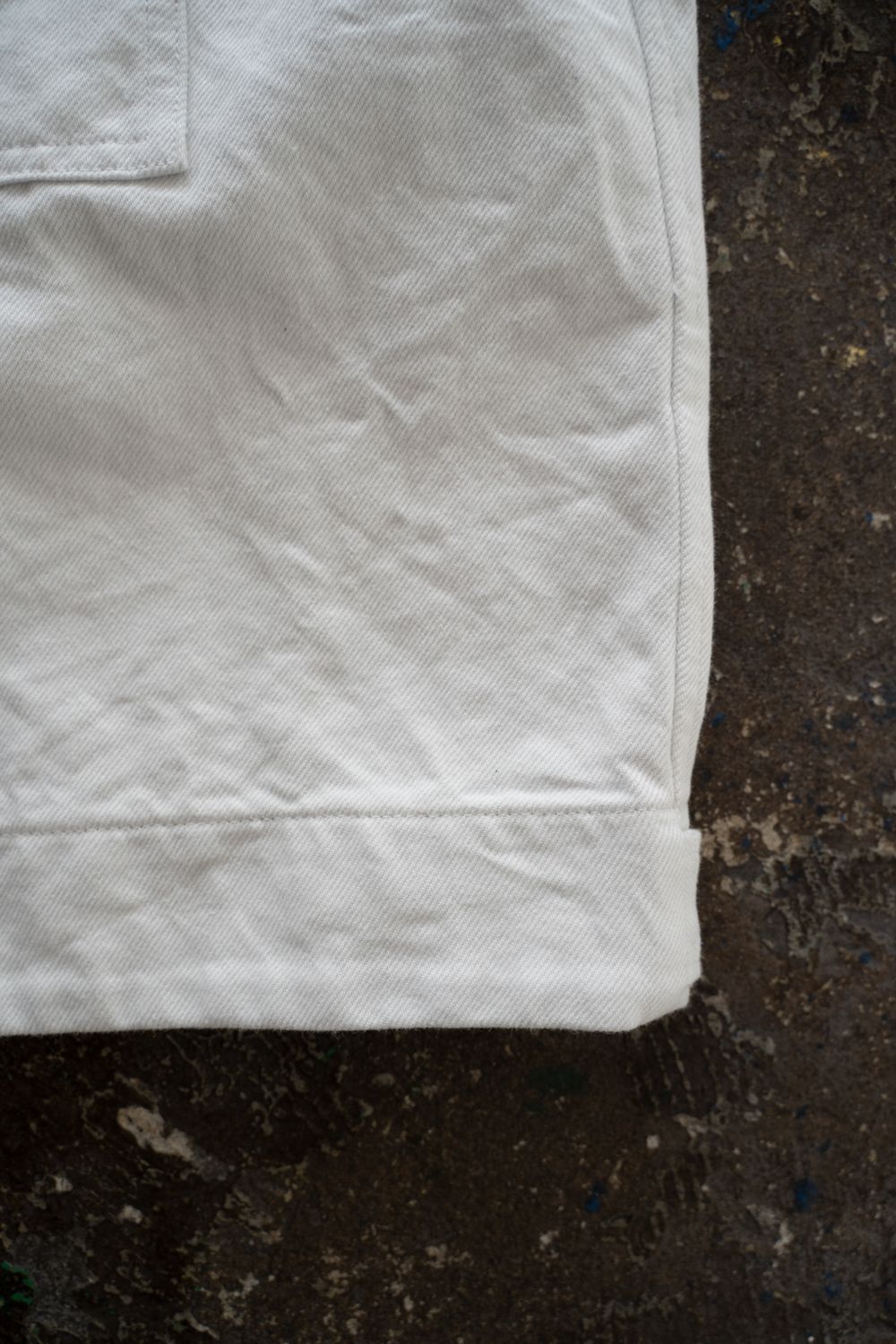 【26SS】11.5ozデニムブルゾン(ASH WHITE)