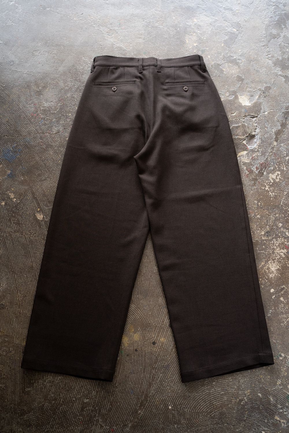 SAYATOMO - 【25AW】2-Tack Wide Slacks/2タックワイド