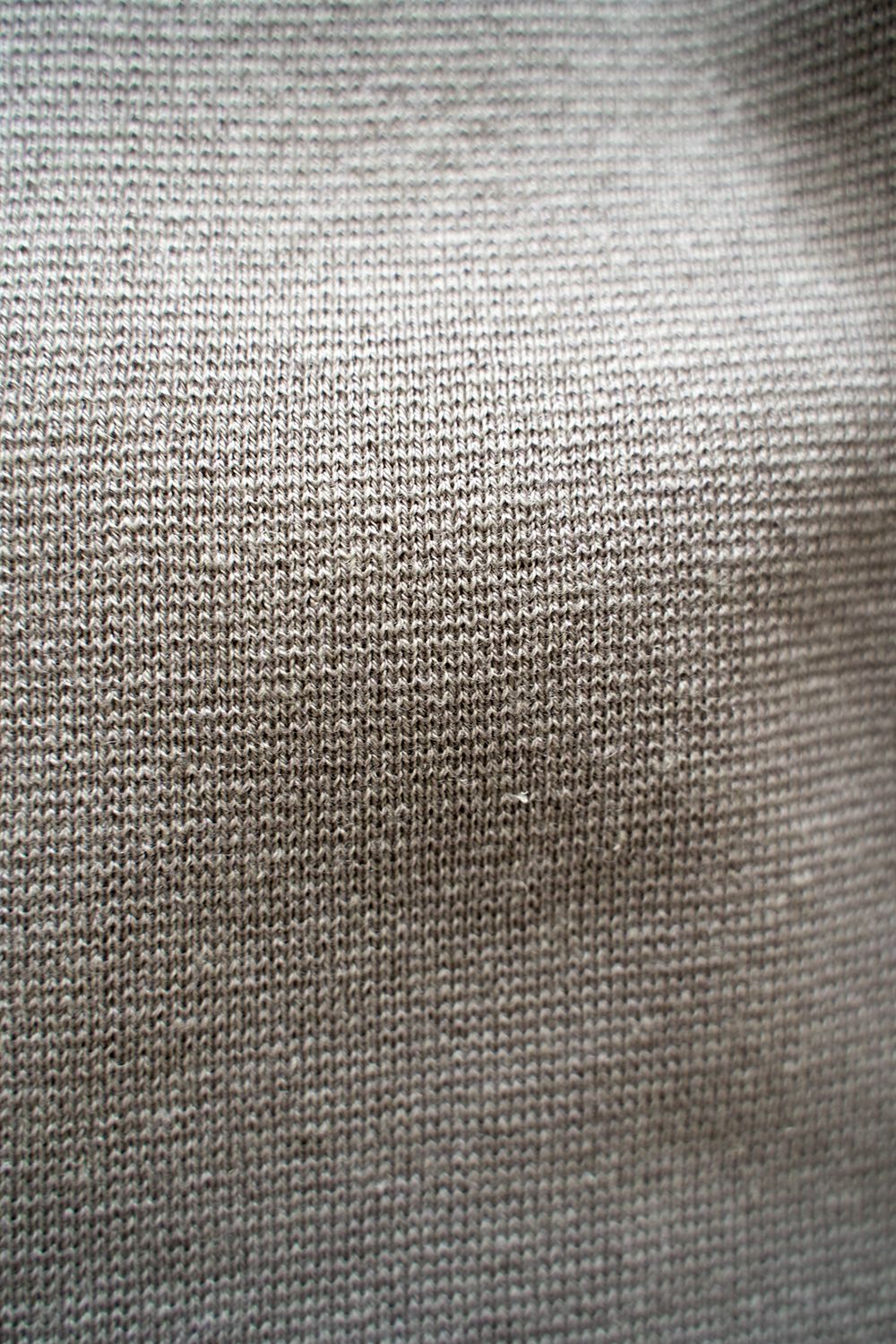 【22SS】コットンリネンシルク半袖ニットTee(TAUPE)
