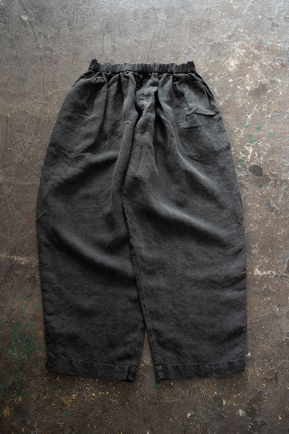 起毛大麻パンツ(炭)