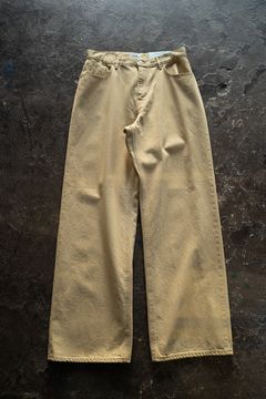 【ラスト1点】【23AW】バギーストレートデニムパンツ(BEIGE)