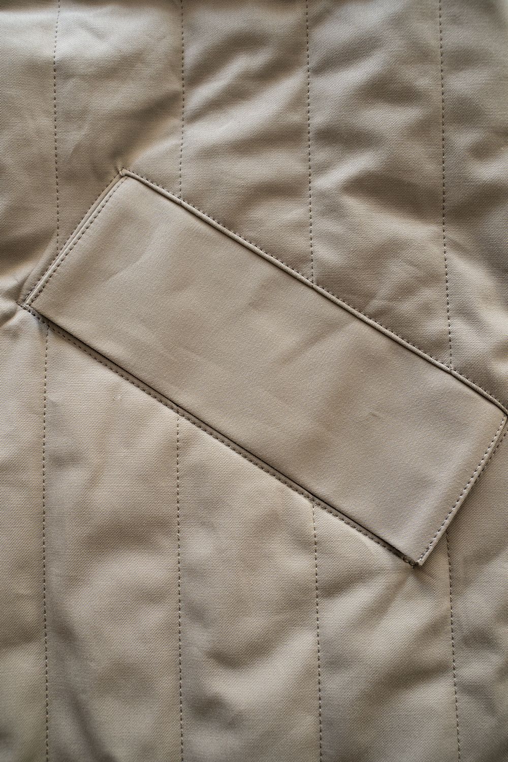 【25AW】コーデュロイ切り替えシンサレートキルティングブルゾン(BEIGE)