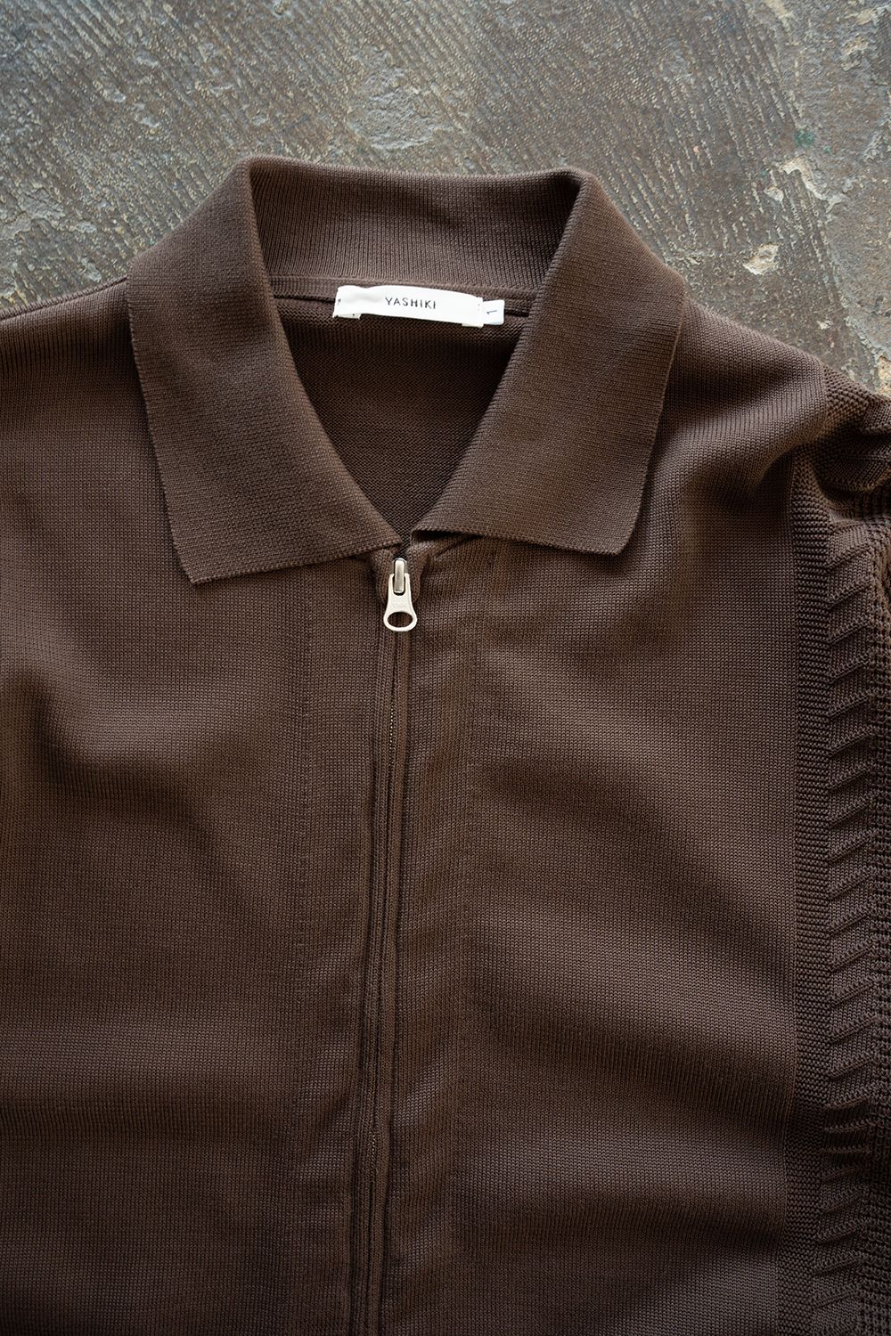 【26AW】Akiyo Zip Cardigan(BROWN)