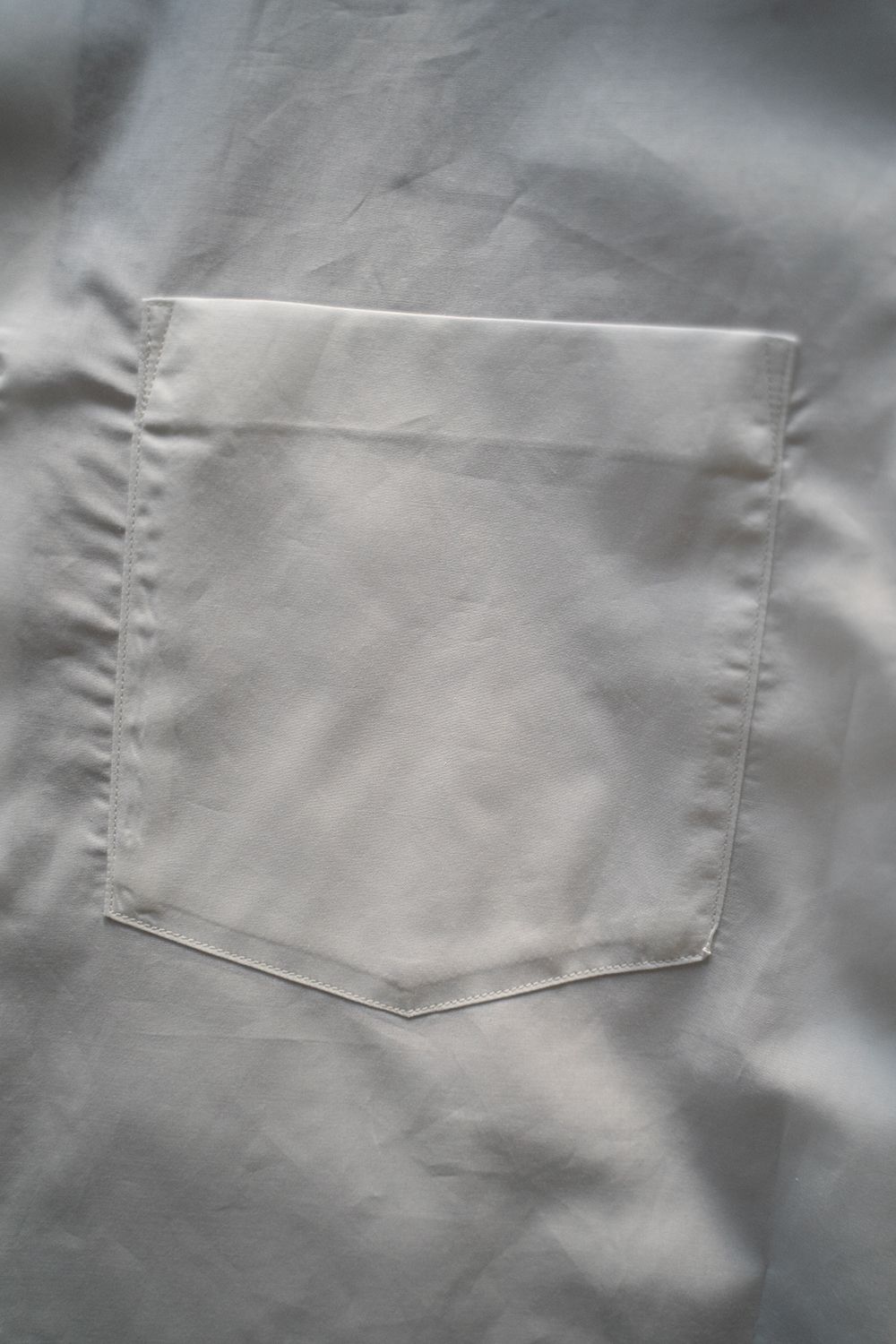 【25AW】ブロードレギュラーカラーシャツ(WHITE)