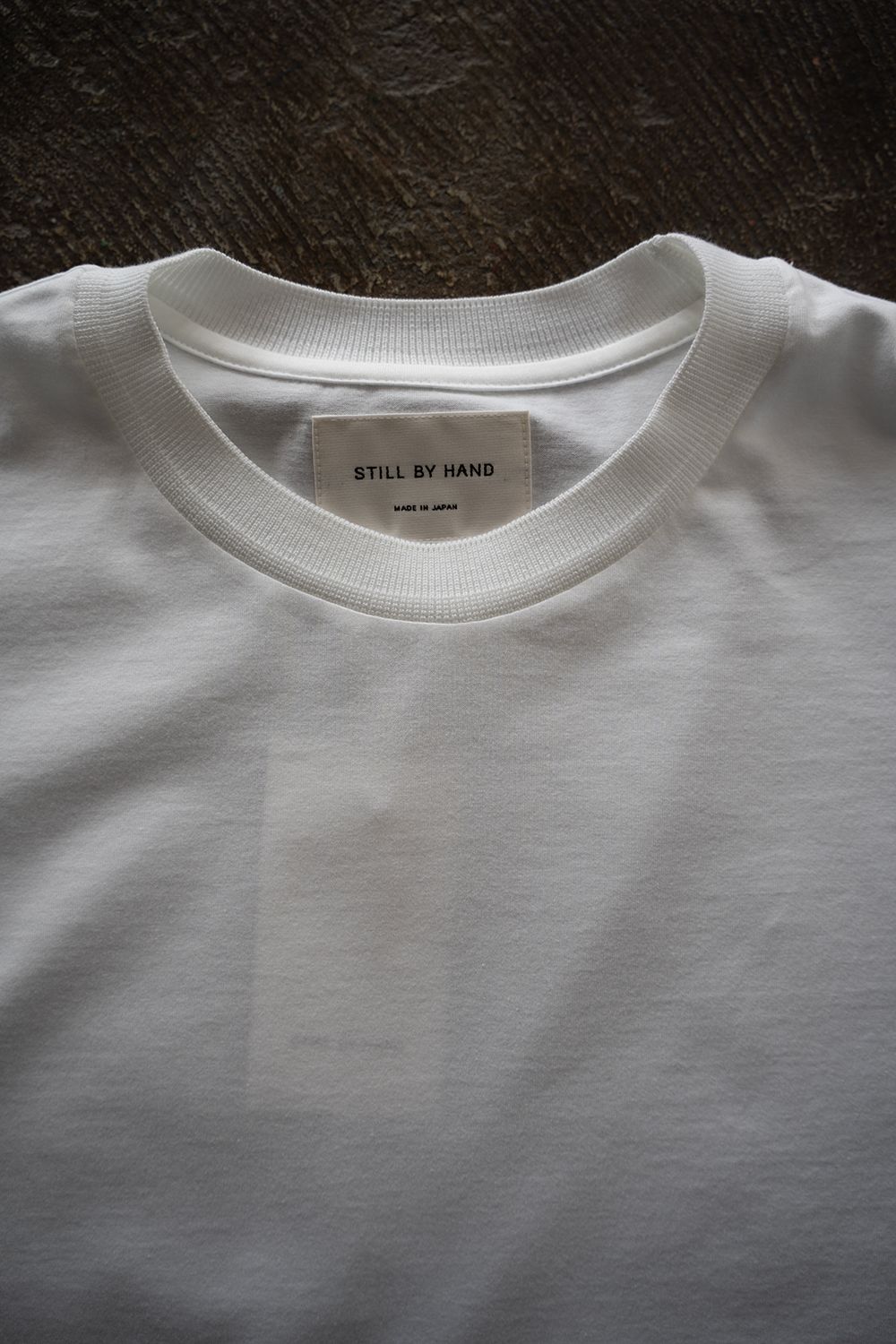 【26SS】オーバーサイズネックリブTシャツ(WHITE)