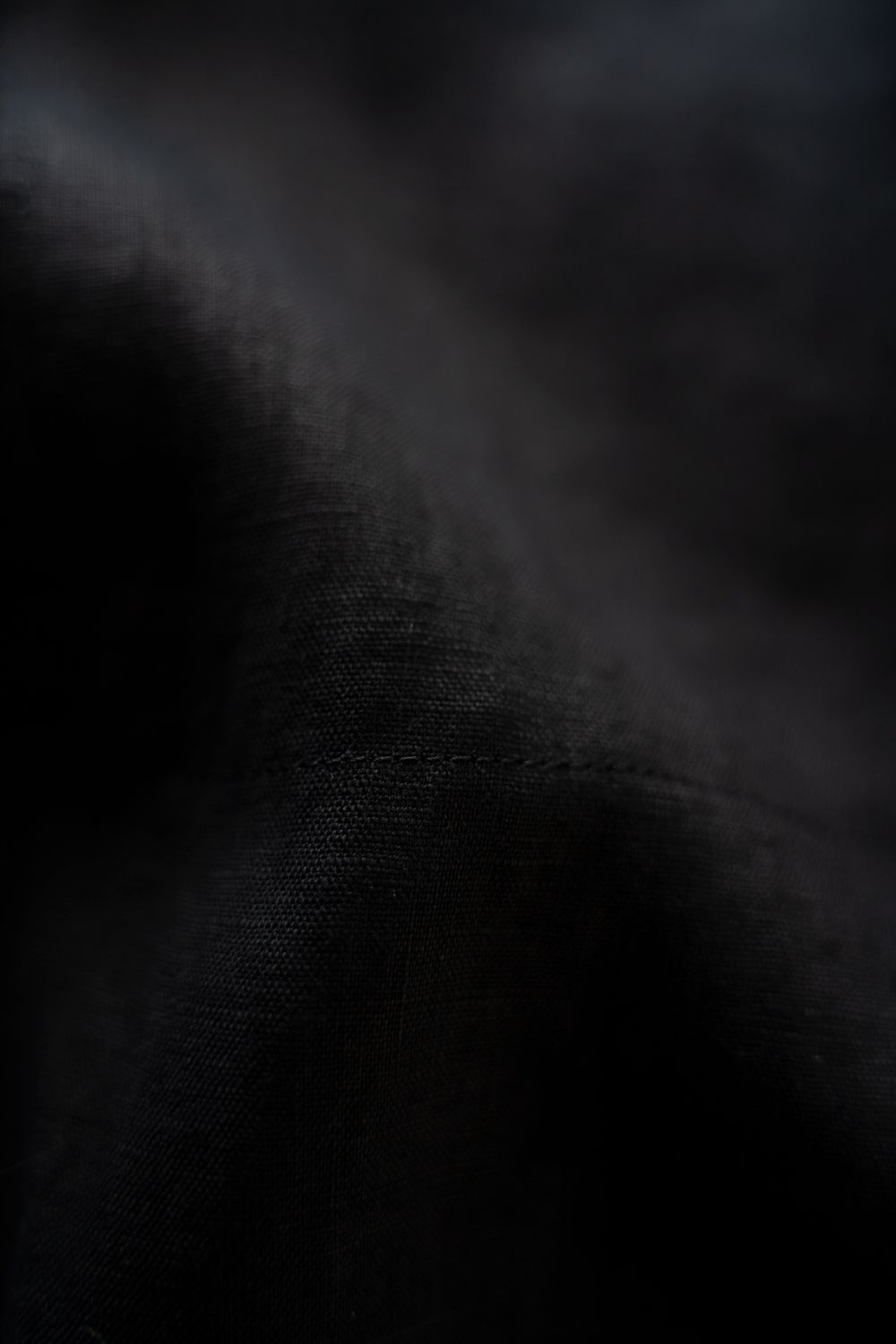 【ラスト1点】【26SS】リネンミニマルカバーオールジャケット(BLACK)