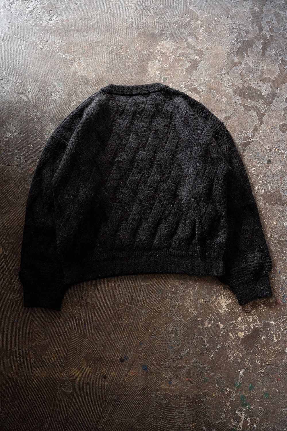 【26AW】Ochiba Mohair Knit(BLACK)