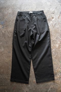 【ラスト1点】【23AW】サキソニーベイカースラックス(BLACK)