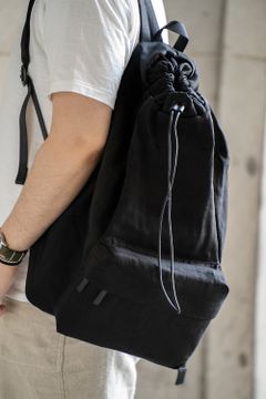 【ラスト1点】和紙×キュプラバックパック(BLACK)
