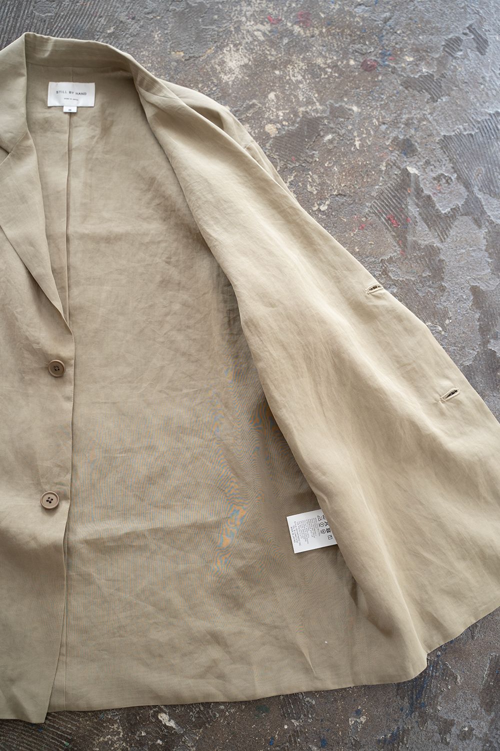【26SS】ローン地無双3Bジャケット(KHAKI BEIGE)