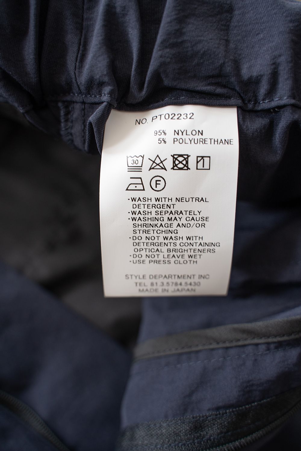 【ラスト1点】【23SS】タスランナイロンパッチポケットイージーパンツ(NAVY)