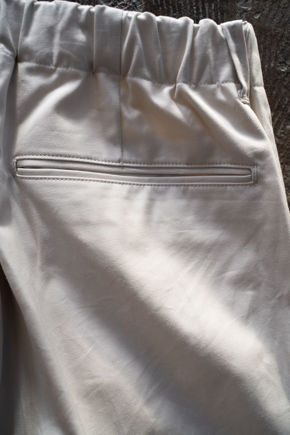 【ラスト1点】【22AW】甘撚りオックス2タックイージーパンツ(LIGHT GRAY)