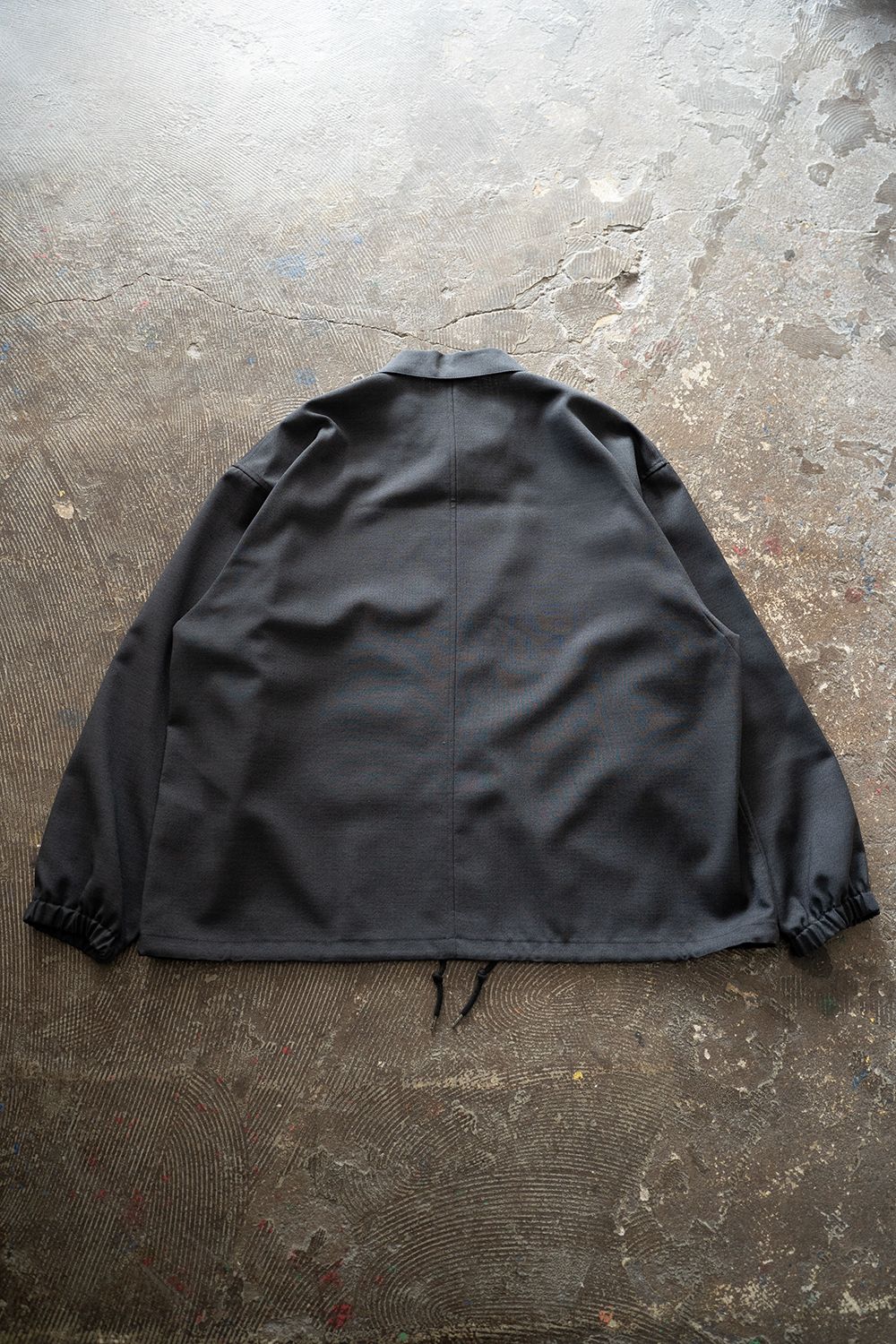 【ラスト1点】【25AW】モヘア混シャツジャケット(CHARCOAL)