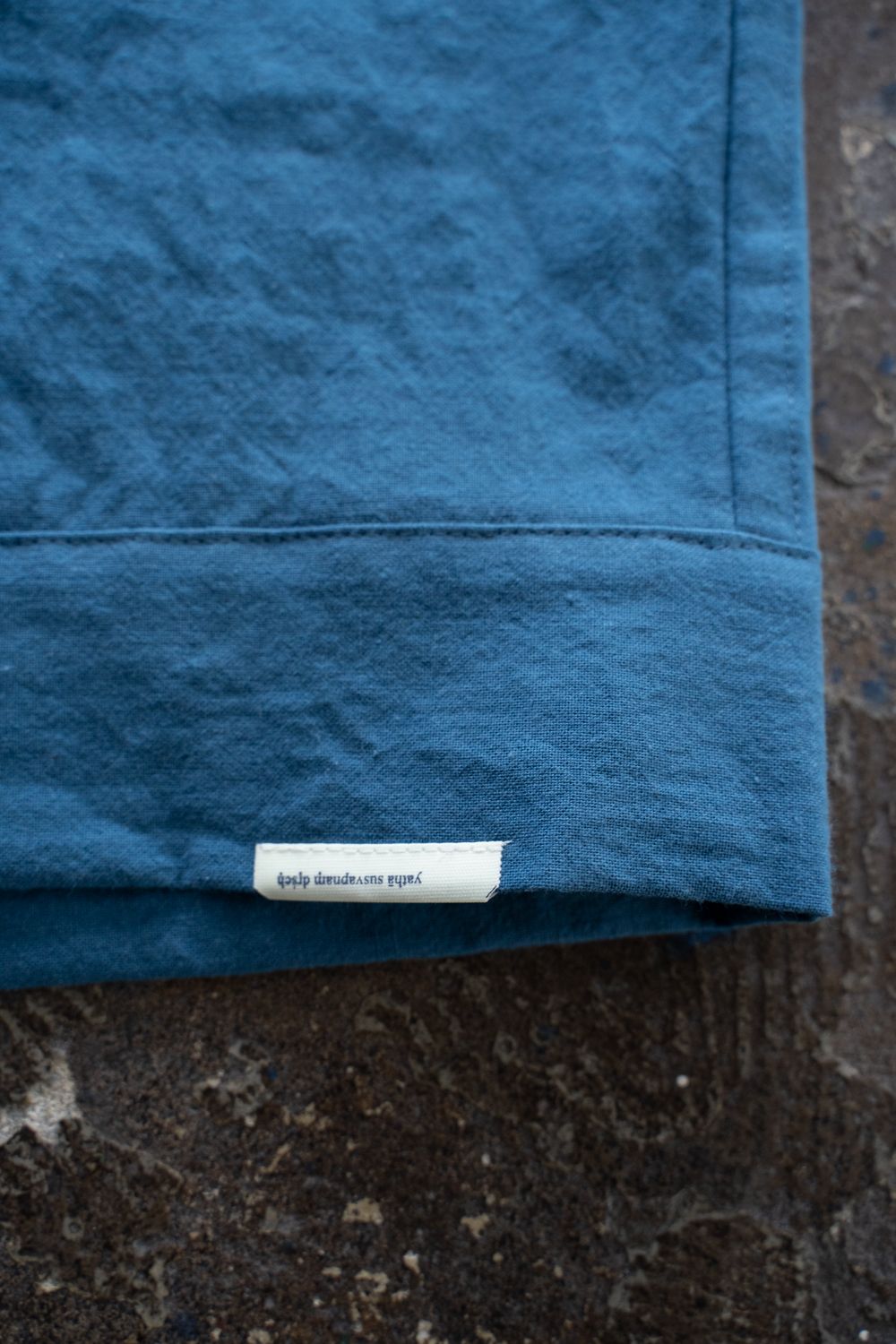 【26SS】"joint(short)"pajama【オールインワン】(washed light cotton BLUE)