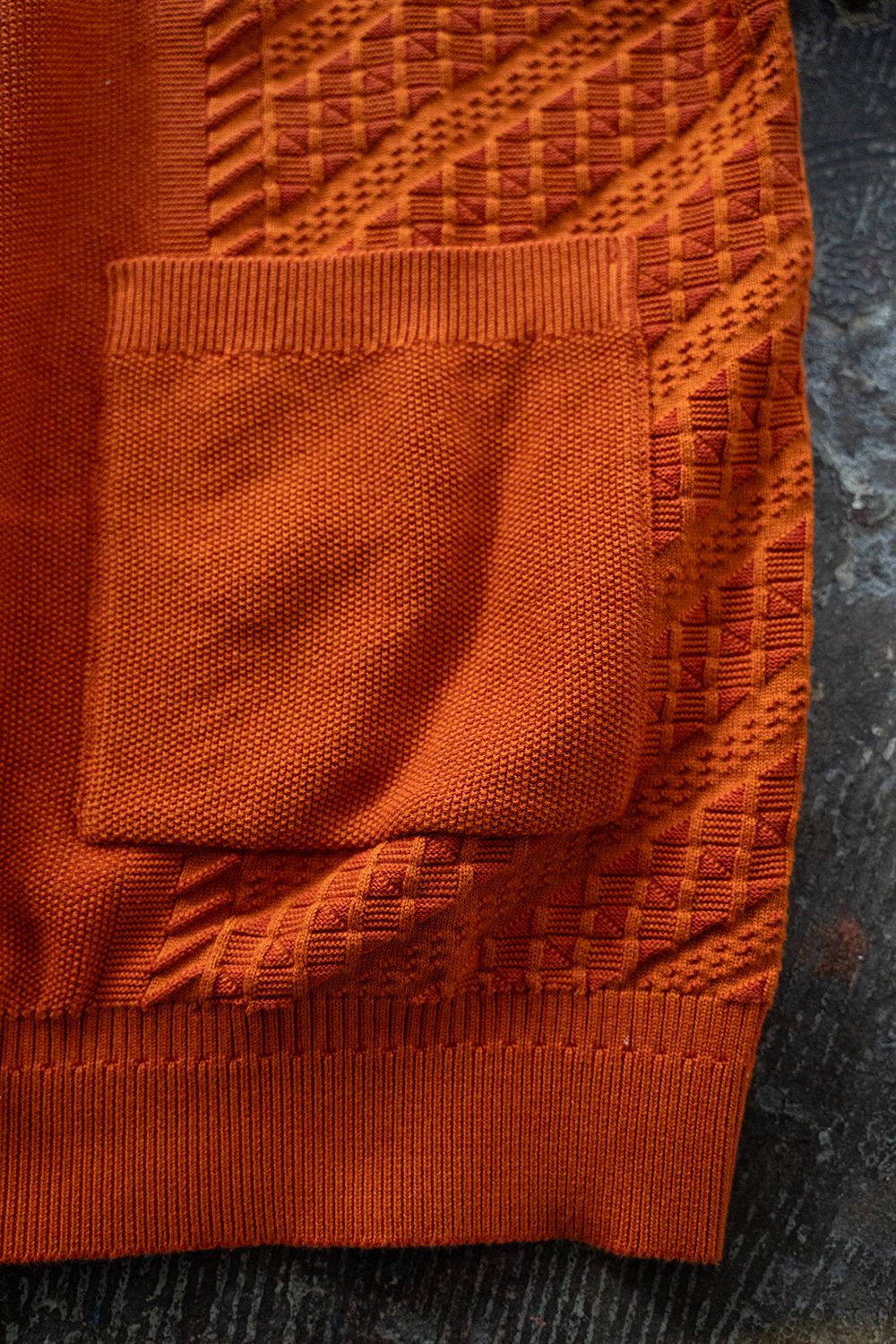 YASHIKI - 【ラスト1点】【22SS】Unabara Cardigan(ORANGE) | Salty