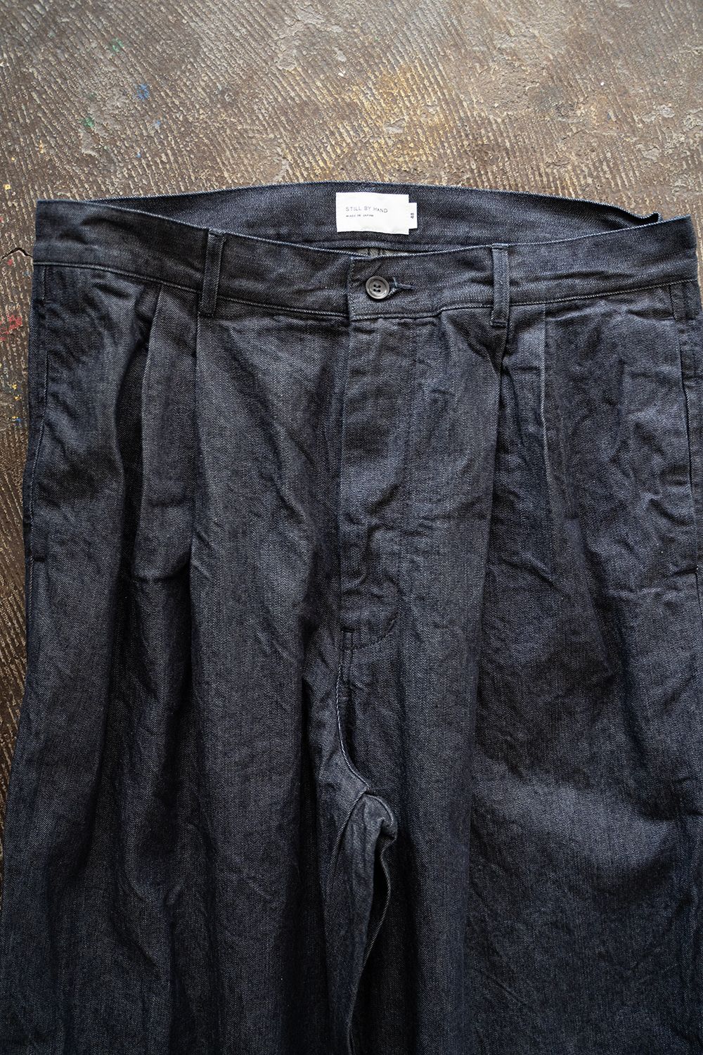 【ラスト1点】【25SS】2タック10ozデニムパンツ(NAVY)