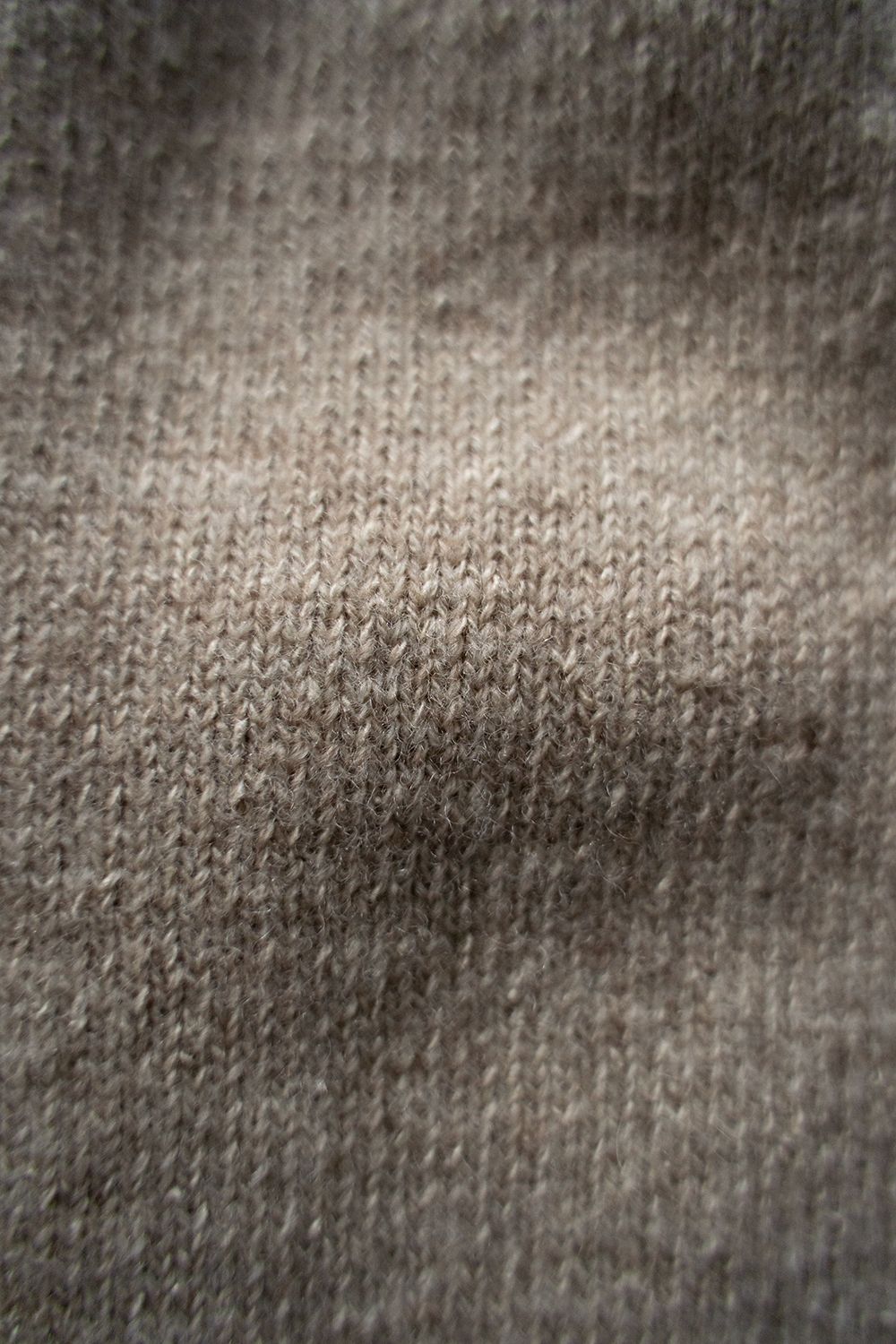 【ラスト1点】【24AW】ウール×シルク10Gクルーネックニット(BEIGE)