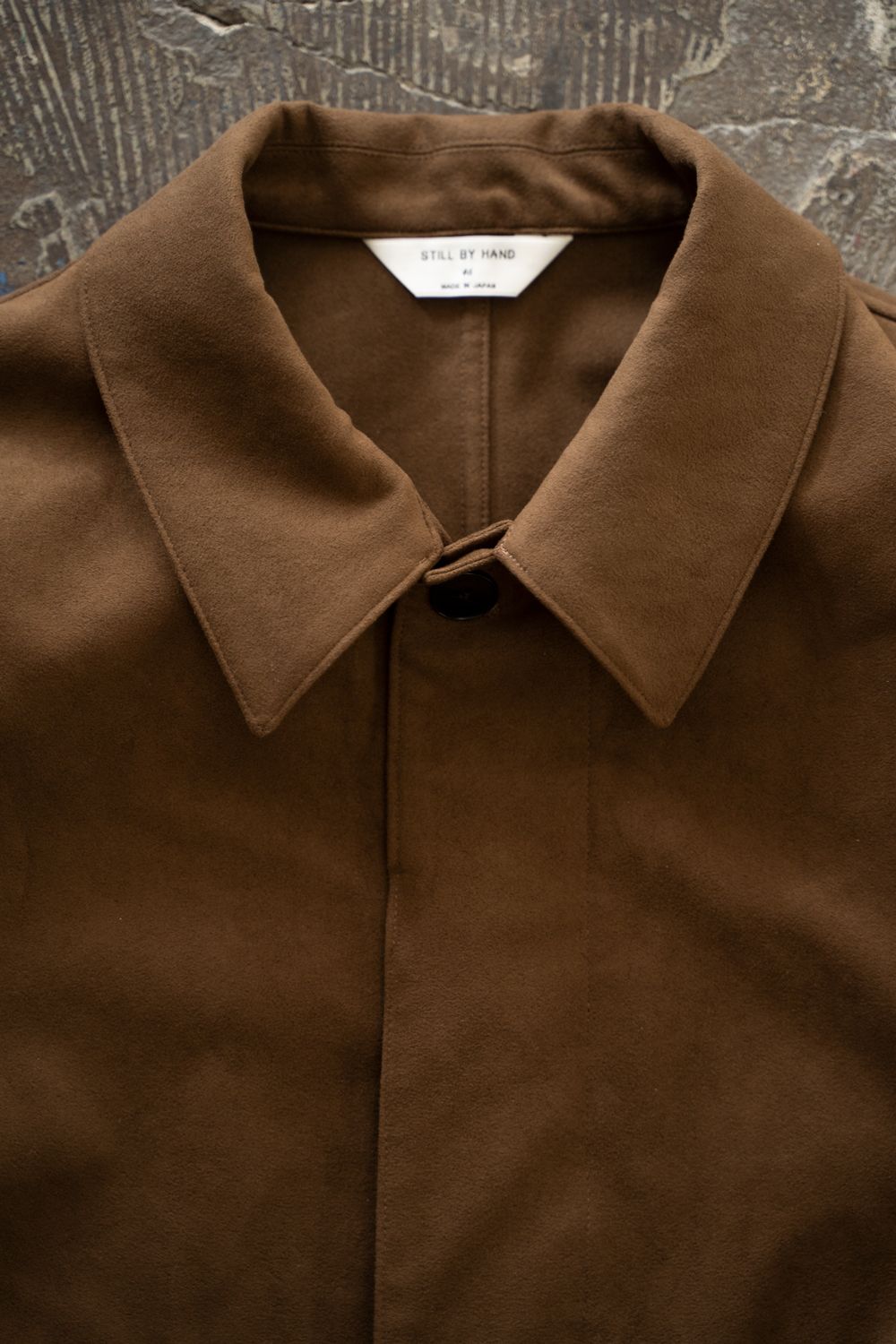 【ラスト1点】【26AW】フェイクスウェードブルゾン(BROWN)