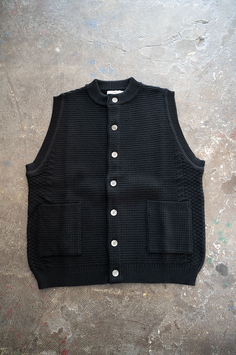 YASHIKI - 【ラスト1点】【22AW】Yukiiro Vest(BLACK) | Salty