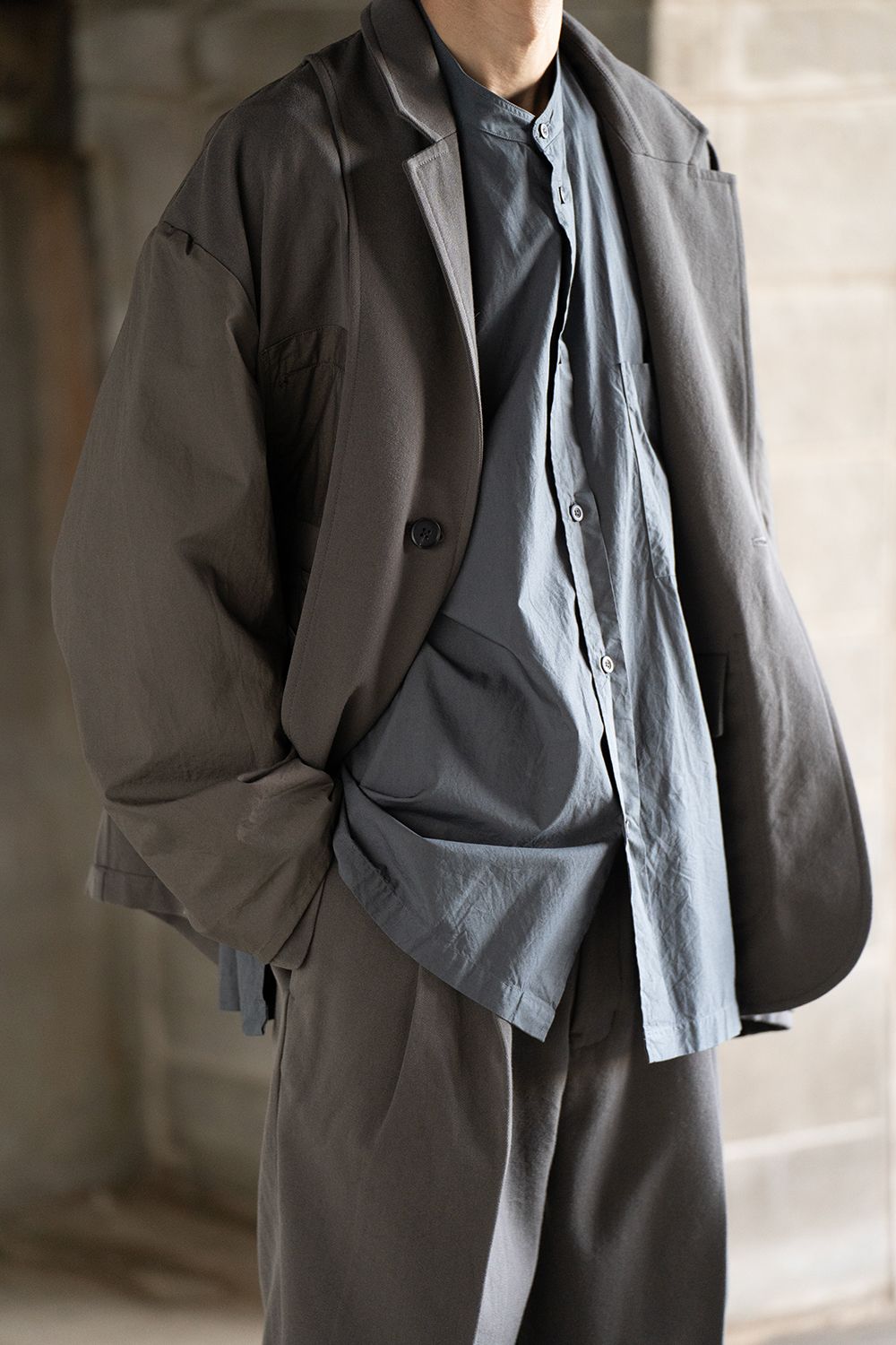 kontor - 【ラスト1点】【22AW】Reversible Switching Jacket(GRAY 