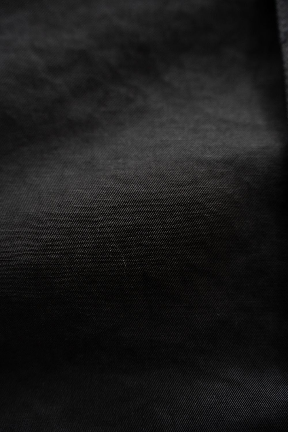 【26SS】コットン×リネンスタンドカラーブルゾン(BLACK)