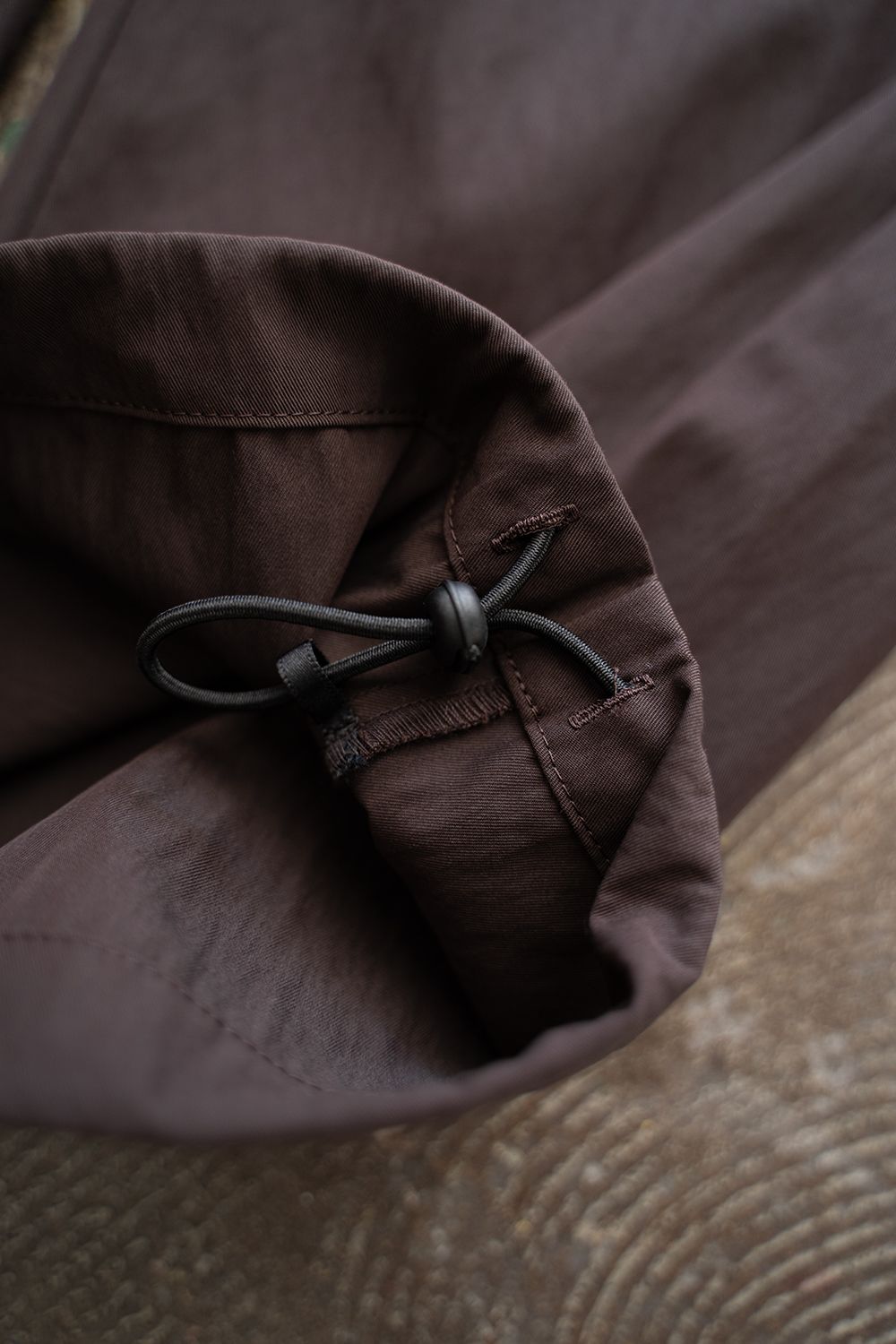 【ラスト1点】2-Tack Cotton-Nylon Military Pants/2タックコットンナイロンミリタリーパンツ(BROWN)