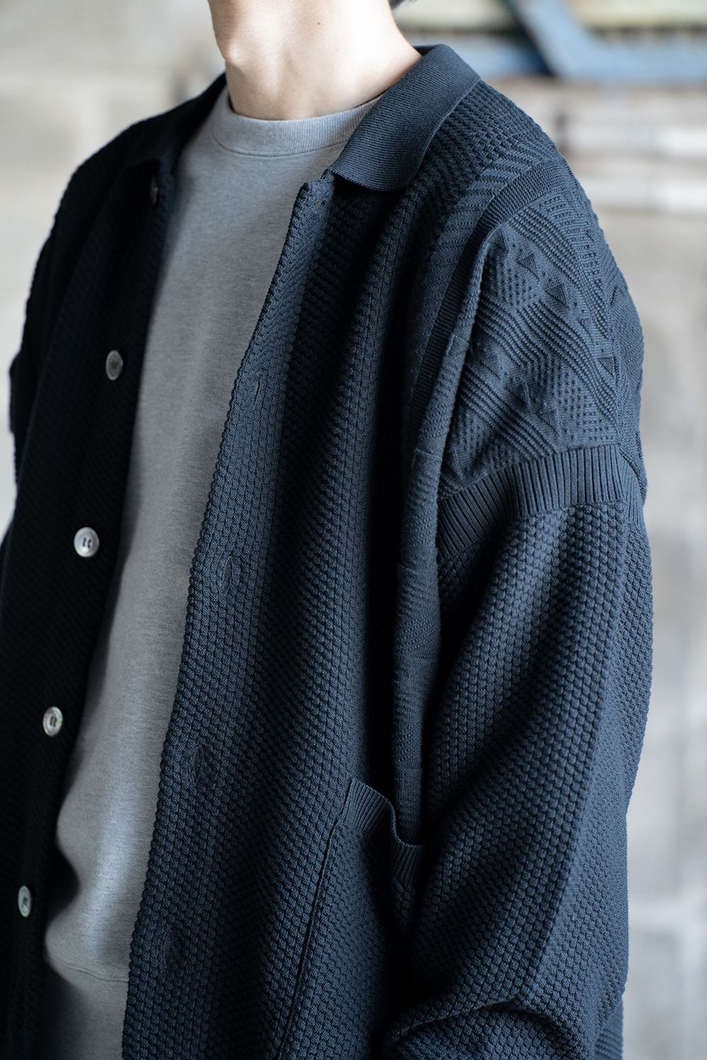 YASHIKI - 【ラスト1点】【22SS】Hoshikuzu Collar Cardigan(BLACK ...