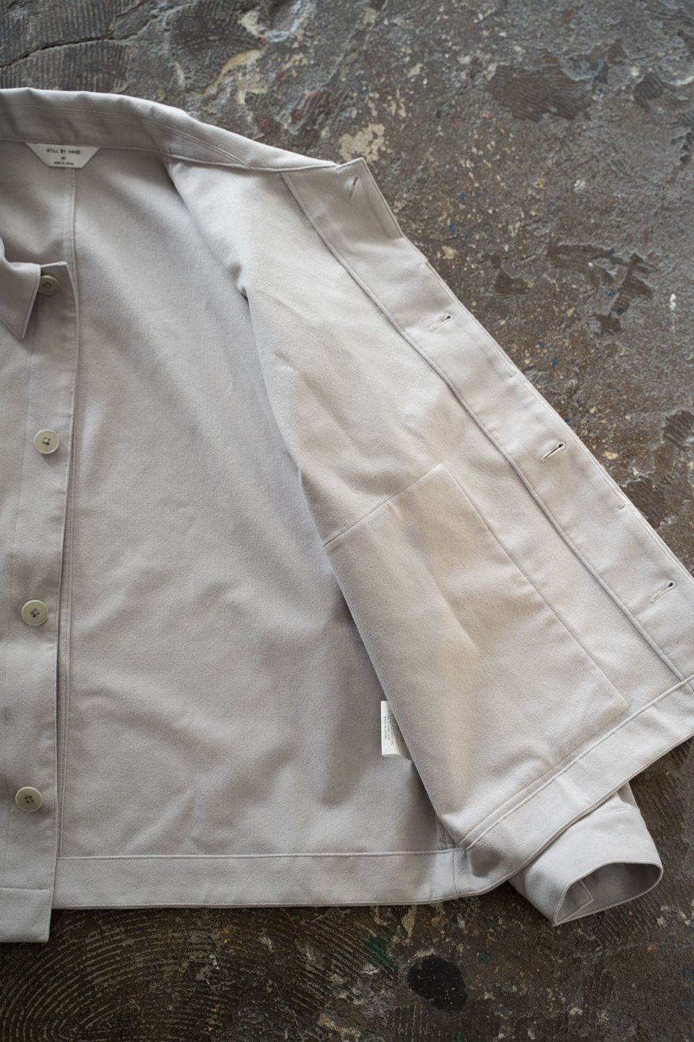 【26AW】フェイクスウェードブルゾン(TAUPE)