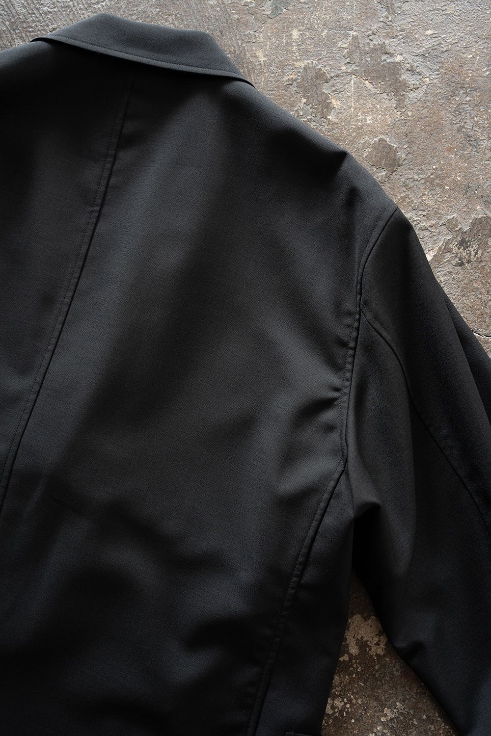 【26AW】モヘア混2Bジャケット(INK BLACK)