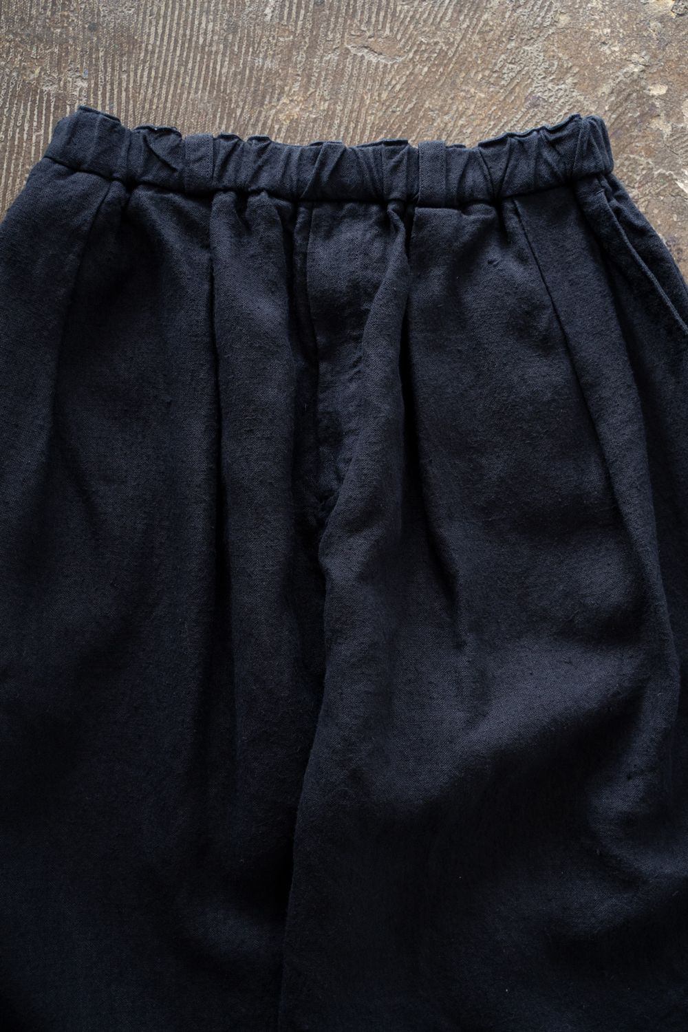 起毛大麻パンツ(濃紺)