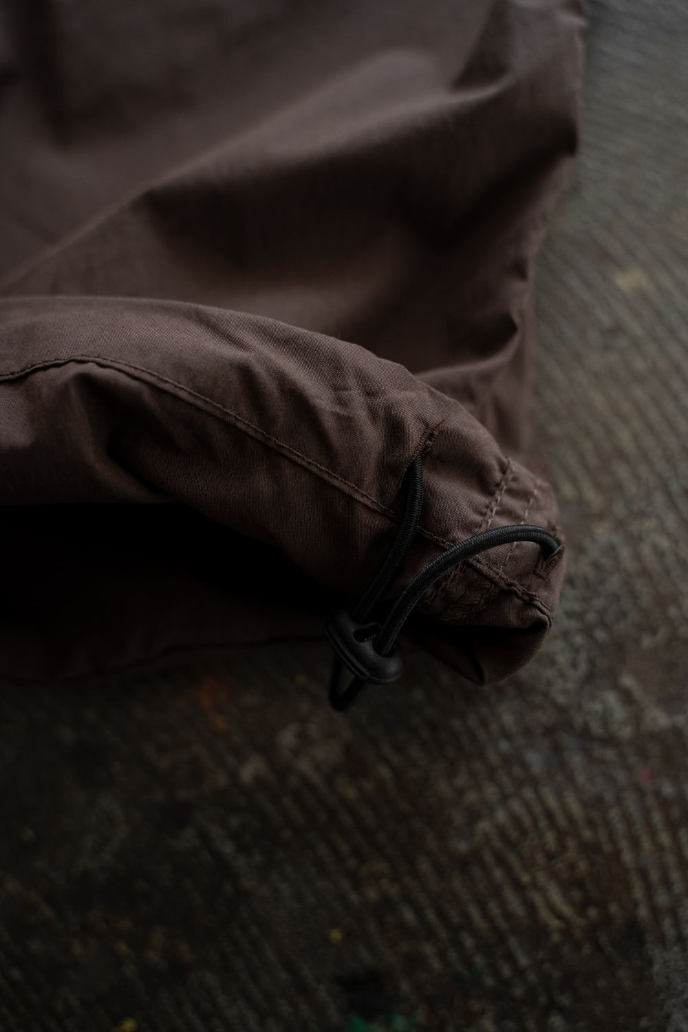 【26SS】2-Tack Puckering Wide Pants/2タックパッカリングワイドパンツ(BROWN)