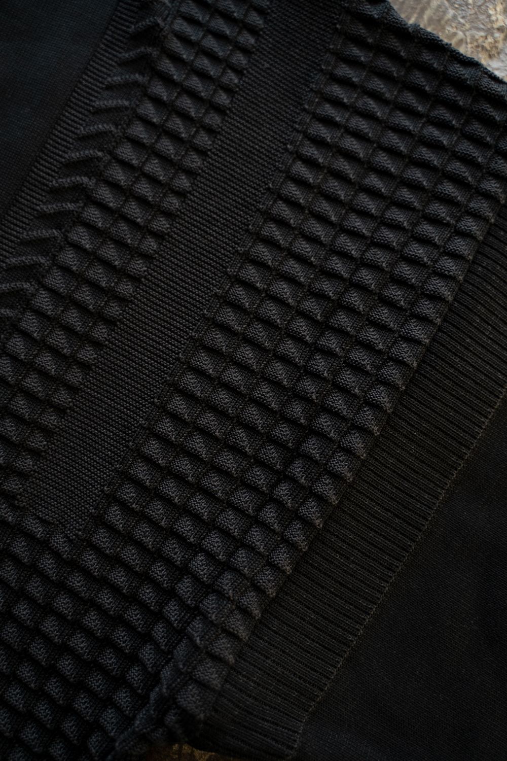 【25AW】Hakuhyo Zip Cardigan(BLACK)