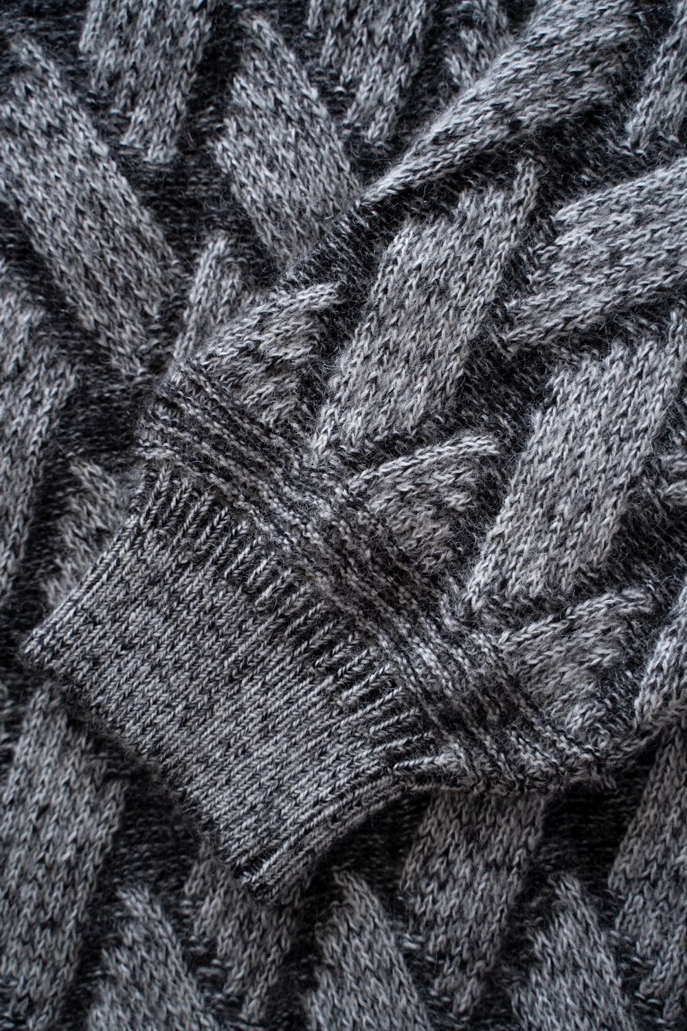 【26AW】Ochiba Mohair Knit(MIX GRAY)