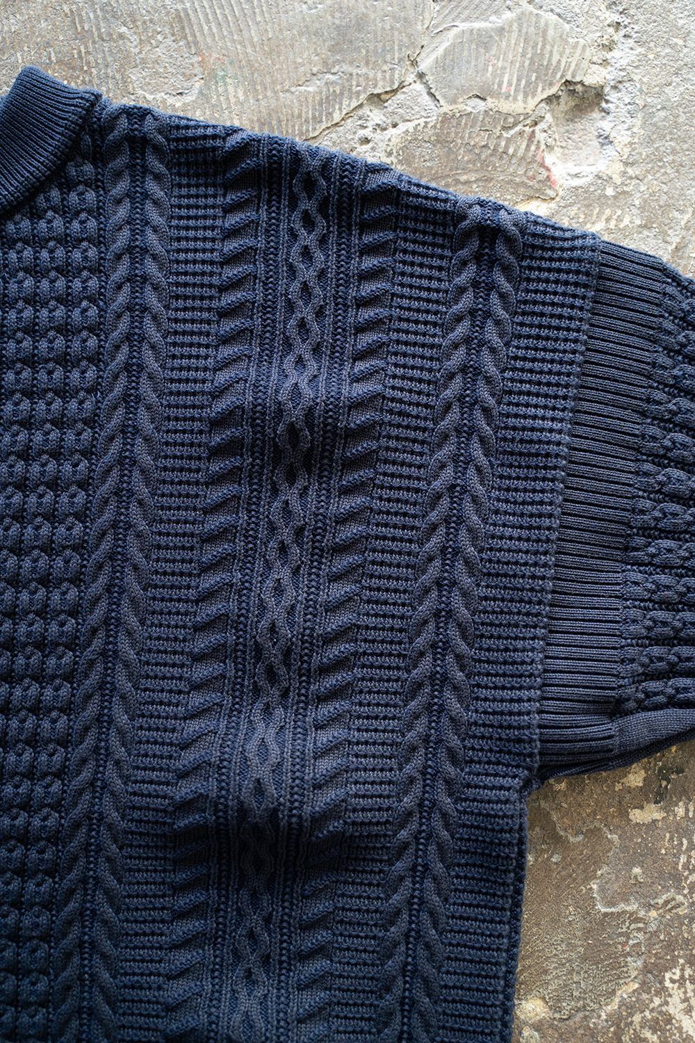 YASHIKI - 【23AW】Honami Knit(NAVY) | Salty