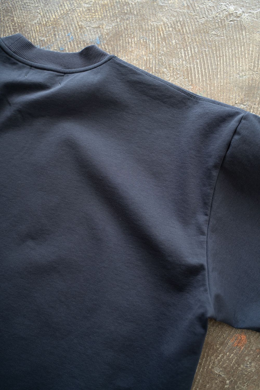 【ラスト1点】【24SS】Short Sleeve Draw Code Pull Over(DEEP NAVY)