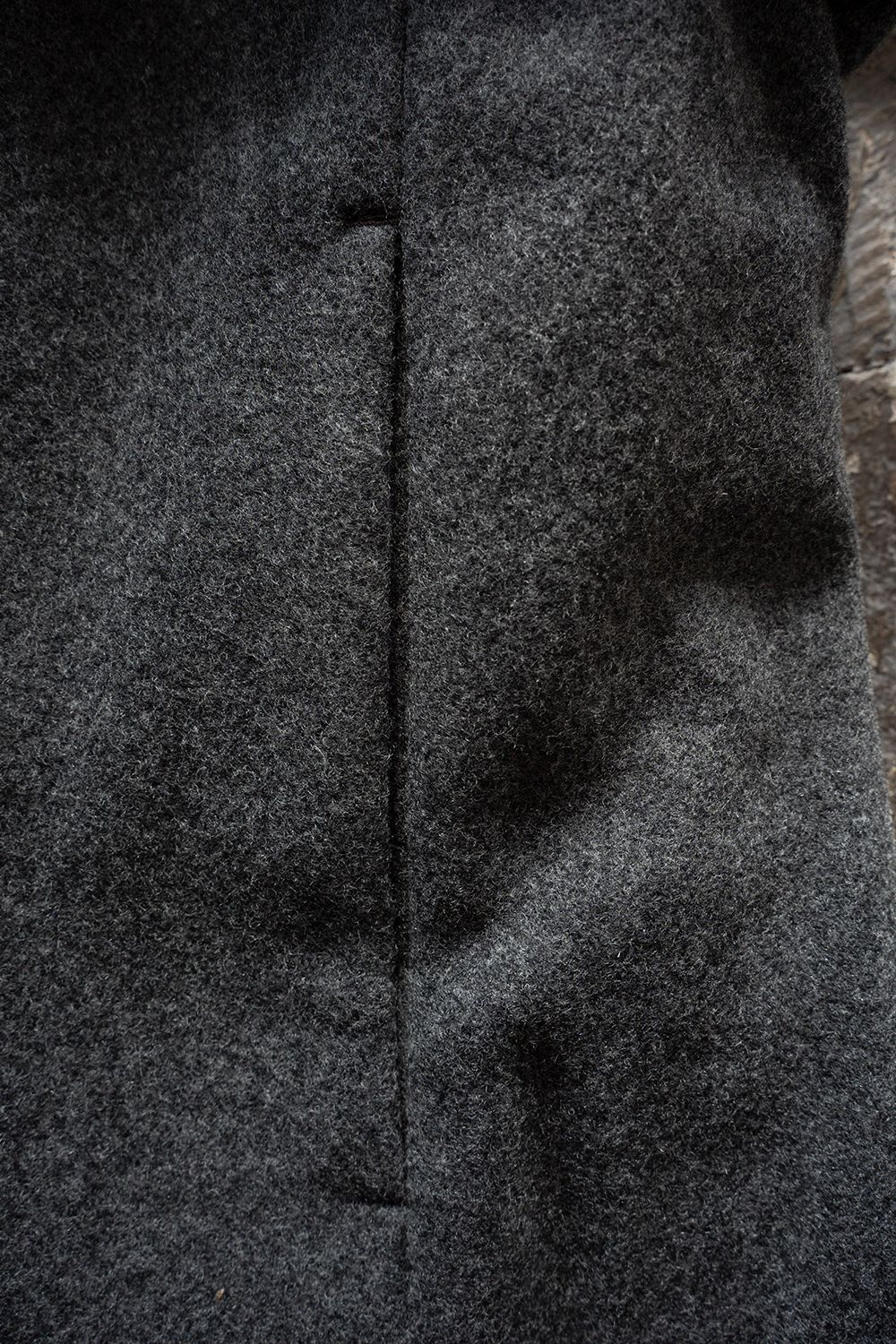 【26AW】Belted Over Coat/ベルテッドオーバーコート(GRAY)