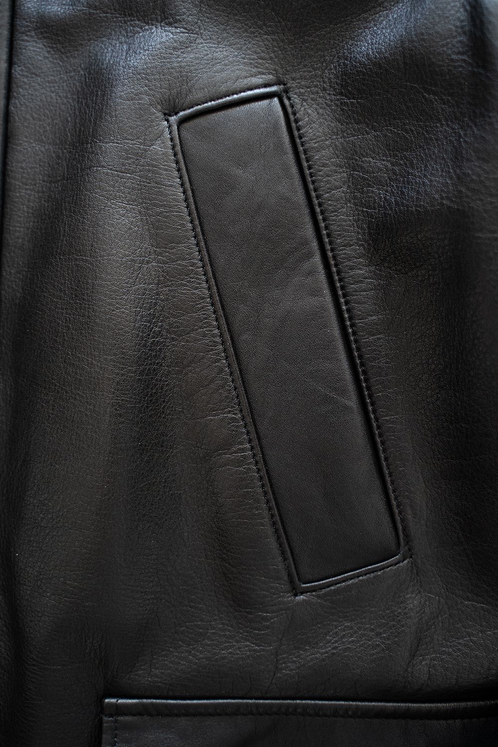 【24AW】Riding Leather Jacket/ライディングレザージャケット(BLACK)