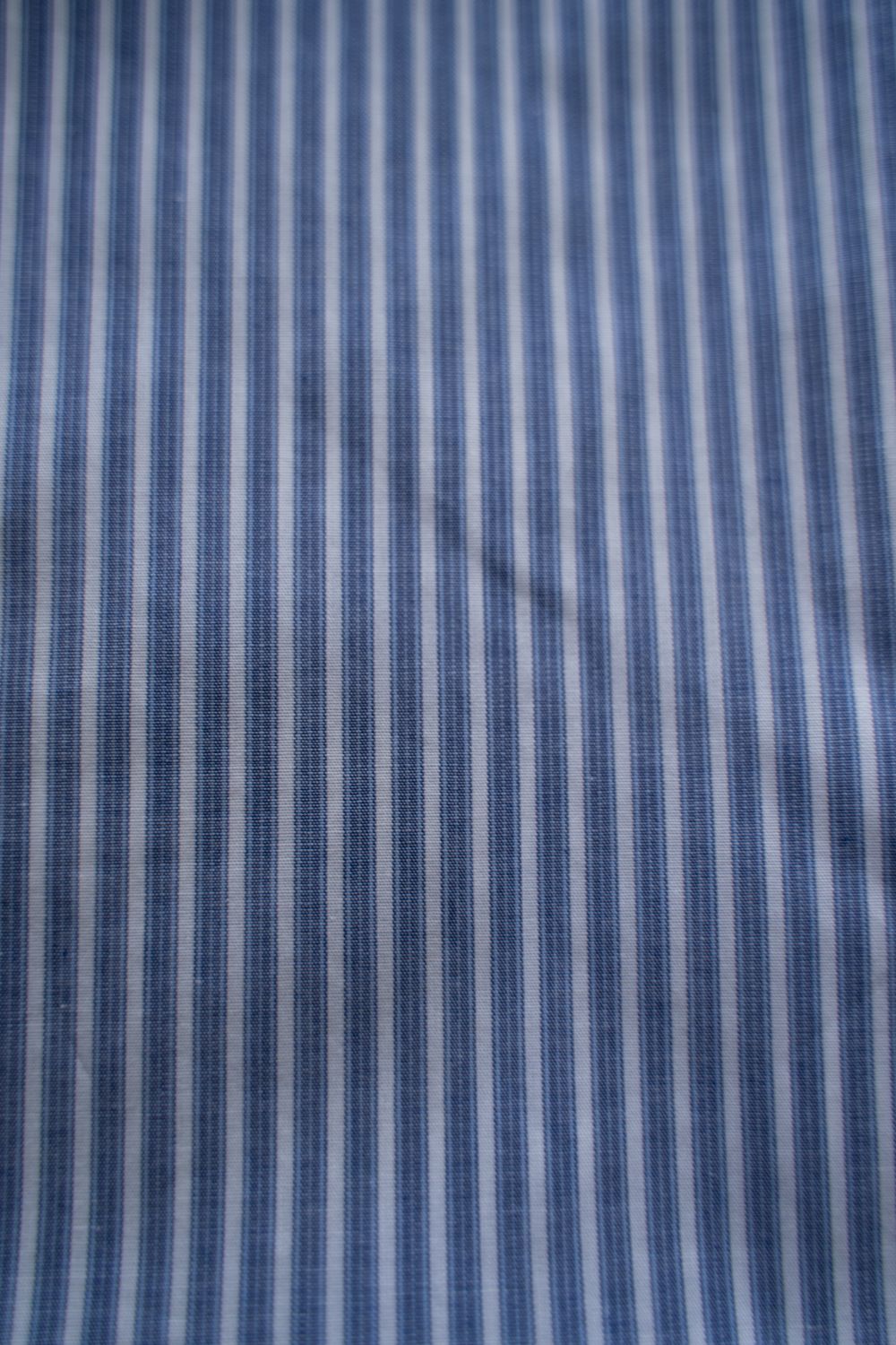 【26SS】両胸ポケットバンドカラーストライプシャツ(NAVY)