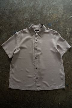 【ラスト1点】【25SS】Sheer Sharkskin SS Shirt/シアーシャークスキンシャツ(GREIGE)
