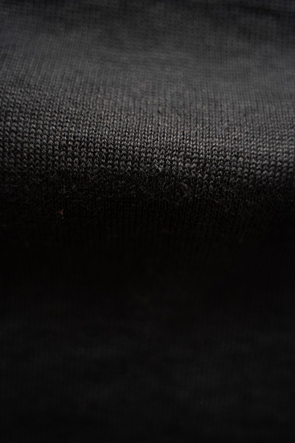 【ラスト1点】【25SS】リネン×コットンニットTee(BLACK)
